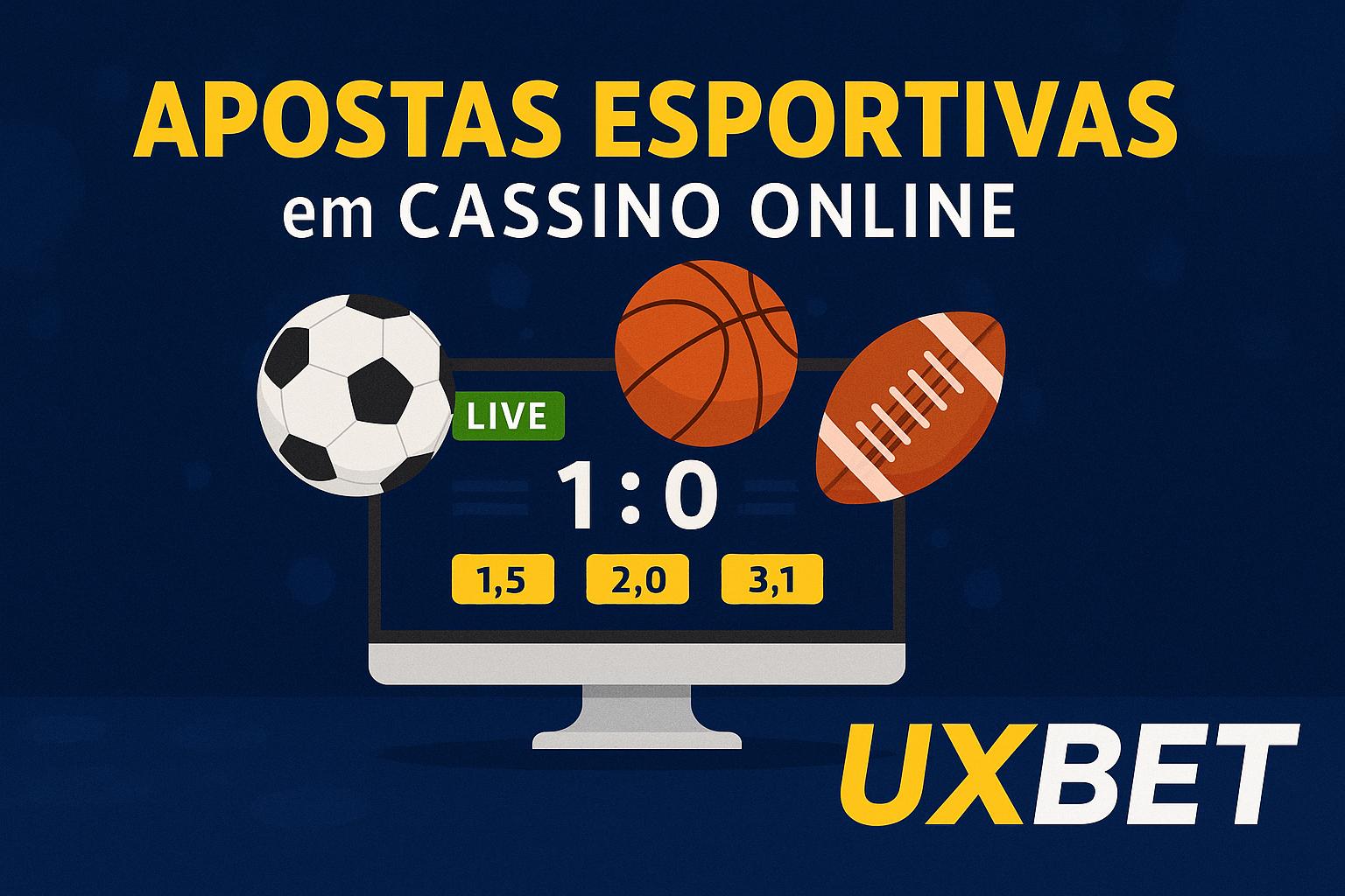 Aposte em apostas esportivas no cassino online UXBET